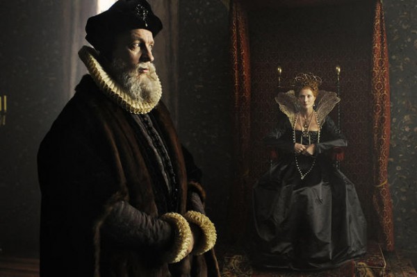 David Thewlis has his court apparel on while Joley Richardson wears an Elizabethian dress