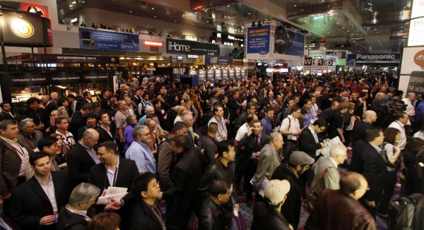 Attendees of the Las Vegas CES 2012 show