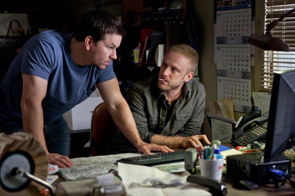 Mark Wahlberg and Ben Foster in CONTRABAND