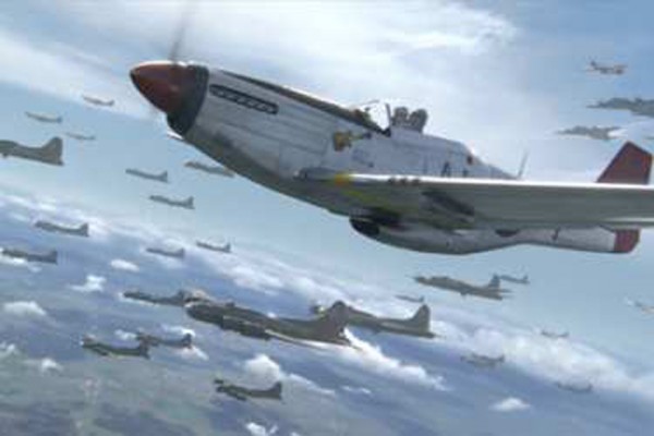 American Mustangs and B-52 Bombers fill the skies in RED TAILS