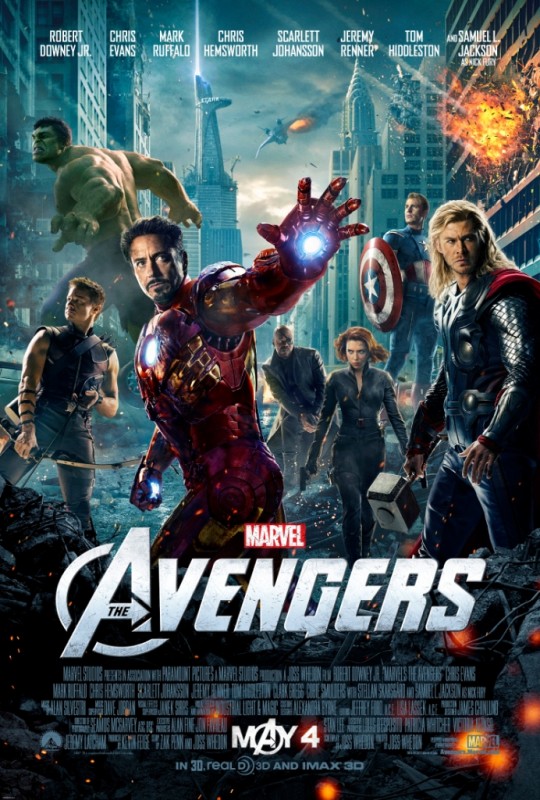 THE AVENGERS in theaters May 4th 2012