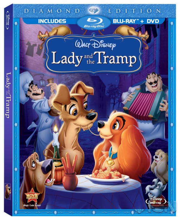 Lady and the Tramp: Diamond Edition now on BluRay and DVD