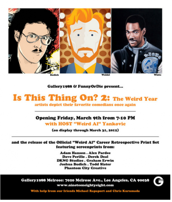 Is This Thing On? 2 Gallery 1988 Event Invite