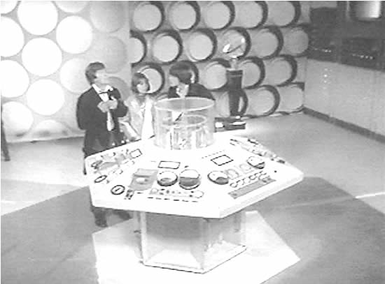 The TARDIS control room, as used by the second Doctor, Patrick Troughton