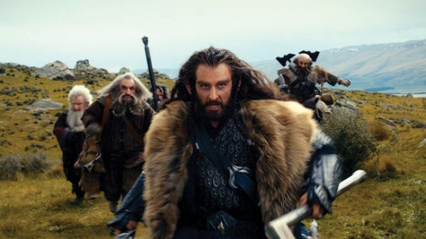 Thorin Oakenshield (Richard-Armitage) leads his band of 12 dwarfs on a quest in The Hobbit