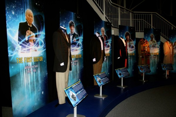 All 11 Doctor's costumes are on display...