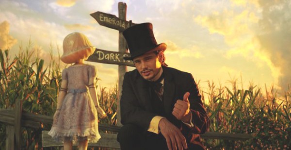 China Girl and Oz (James Franco) along the path to the city