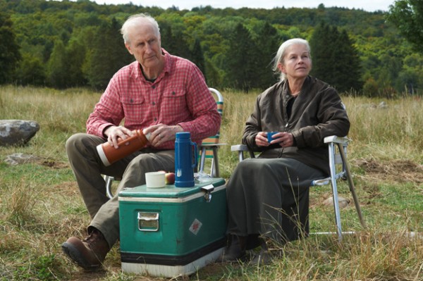 James Cromwell as Craig and Genevieve Bujold as Irene in STILL MINE