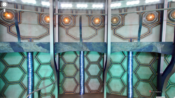 Interior of the TARDIS - Google Maps