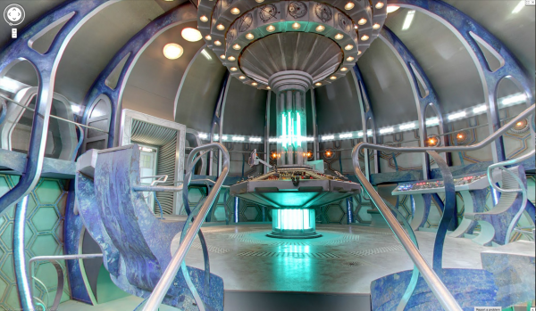 Interior of the TARDIS - Google Maps