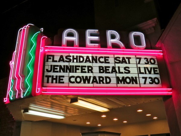 Aero Theatre Marquee - September 21st - Los Angeles, California