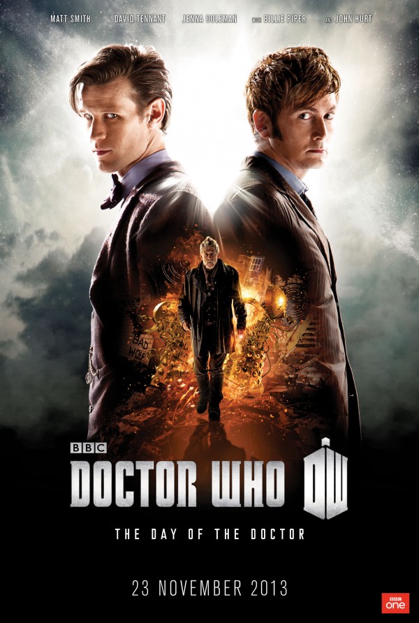 Poster for Doctor Who 50th Anniversary Special - The Day of the Doctor - (C) BBC - Photographer: Adrian Rogers