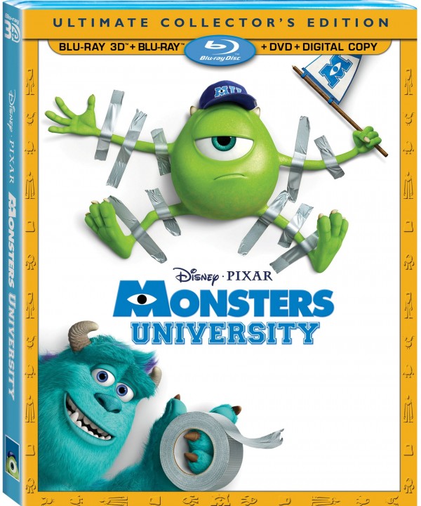 Monsters University 3D Bluray Combo 