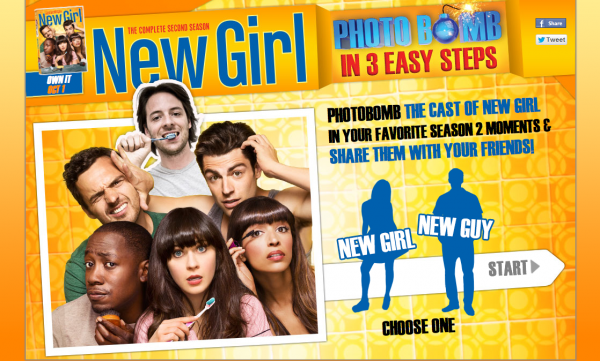 Photobomb yourself in with the cast of "New Girl"