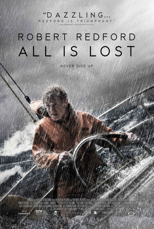 WIN 2 FREE TICKETS to see ALL IS LOST