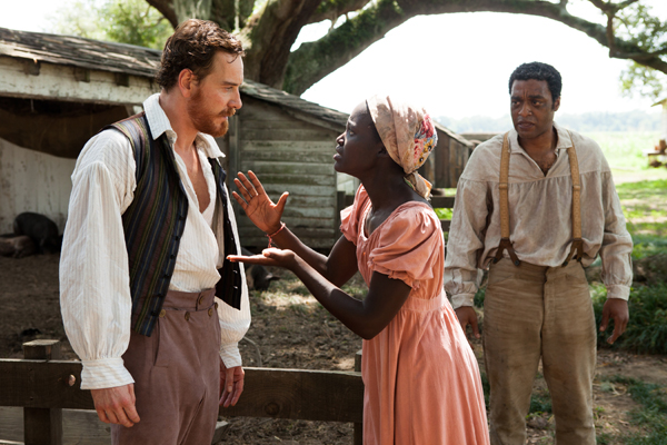  Michael Fassbender, Lupita Nyong’o,  and Chiwetel Ejiofor in 12 YEARS A SLAVE