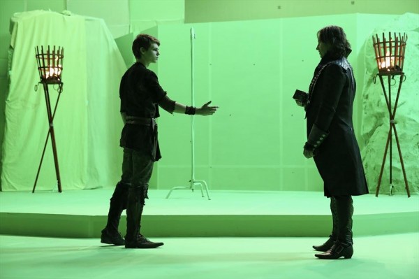 After decades of being apart, Rumple faces his father, Peter Pan, as the resolve to realize their plans comes to a head.