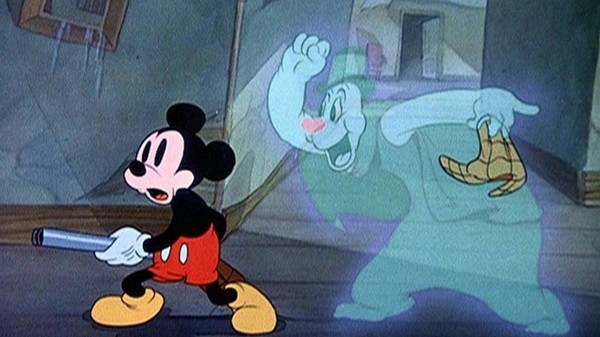 Mickey in 'Lonesome Ghosts'