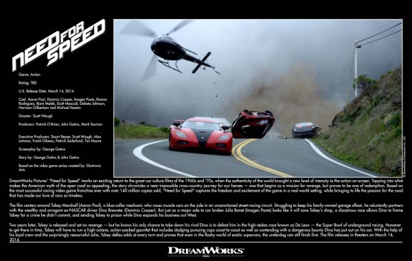 March 14, 2014 – Need for Speed