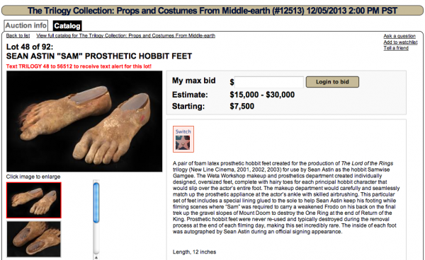 Prosthetic Hobbit Feet make a Perfect Stocking Stuffer!