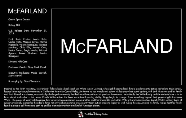 November 21, 2014 – McFarland