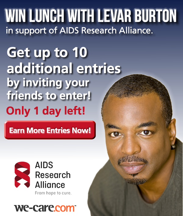 One day left to win Lunch w/ LeVar