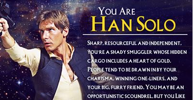 Are you Hot-Headed like Han Solo?