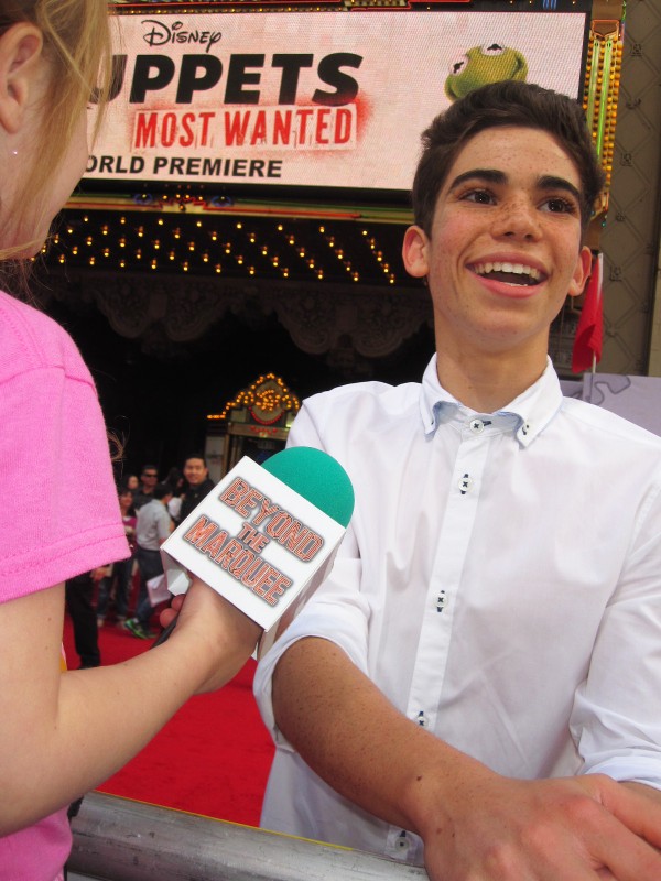 Lindalee makes Cameron Boyce from Disney Channel's "Jessie" laugh