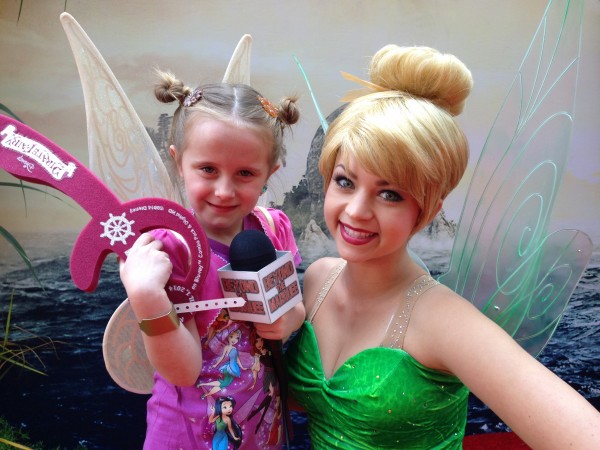 Lindalee and Tinkerbell at the World Premiere for Disney's The Pirate Fairy