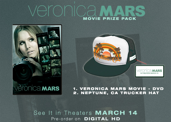 Win a Veronica Mars DVD and limited edition trucker hat