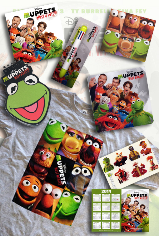 WIN all of this cool MUPPETS MOST WANTED stuff!!!