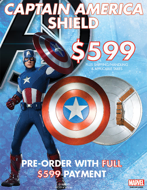 eFX: Captain America Shield Pre-Orders Begin Tomorrow