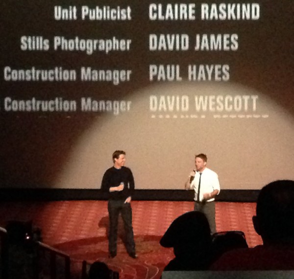 Tom Crusie and Chris Hardwick discuss the film