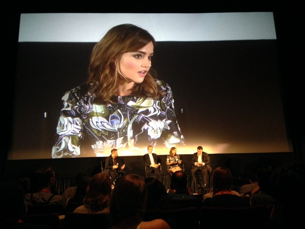Jenna Coleman talks about working with newcomer to the show Peter Capaldi