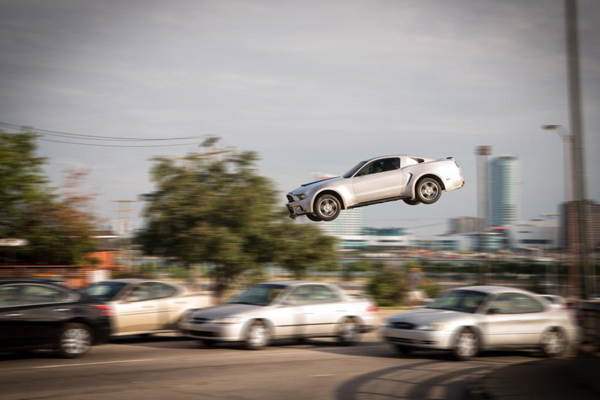 The Mustang takes flight in NEED FOR SPEED