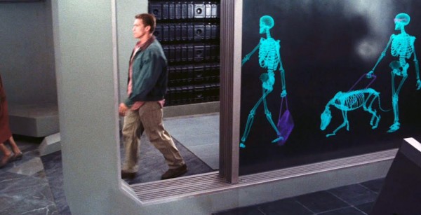 The body scanning scene from TOTAL RECALL