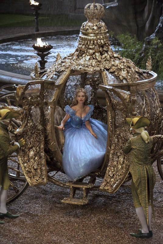 Lily James is Cinderella in Disney's live-action feature inspired by the classic fairy tale,