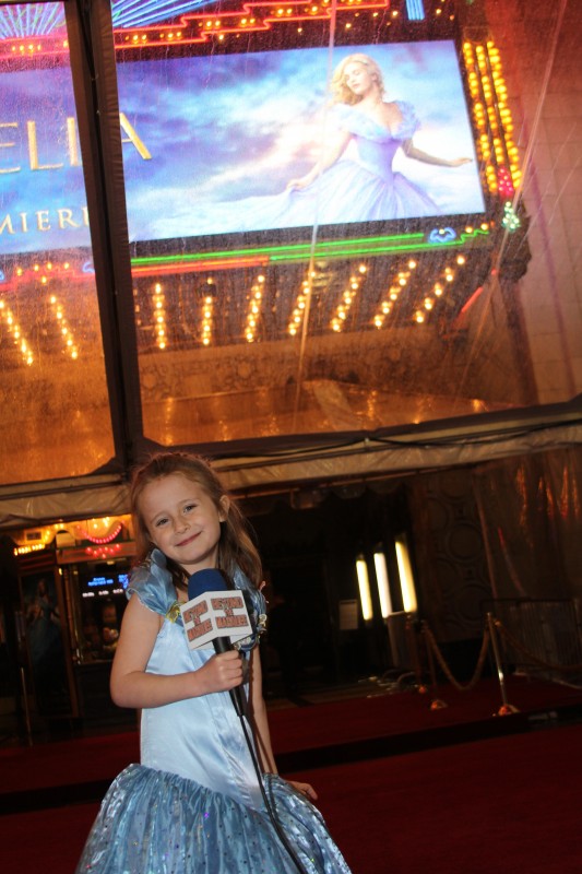 Lindalee in front of the Marquee of the El Capitan theater