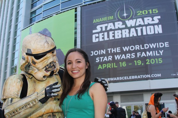 Alyssa Dahlstedt at Star Wars Celebration 2105 in Anaheim