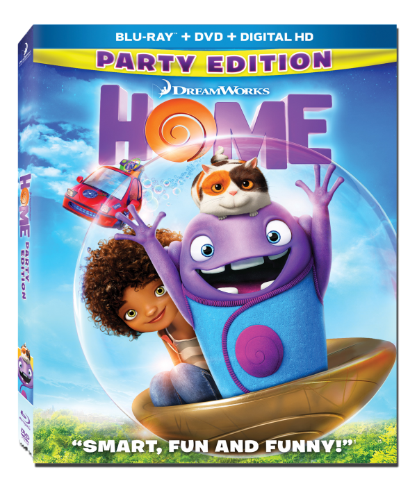 Dreamworks Animation's HOME now on Blu-Ray, DVD and Digital HD